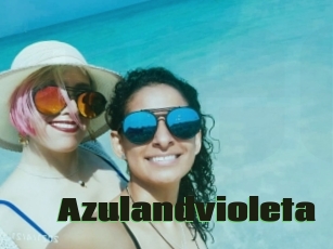 Azulandvioleta