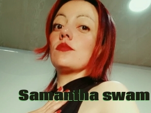 Samantha_swam